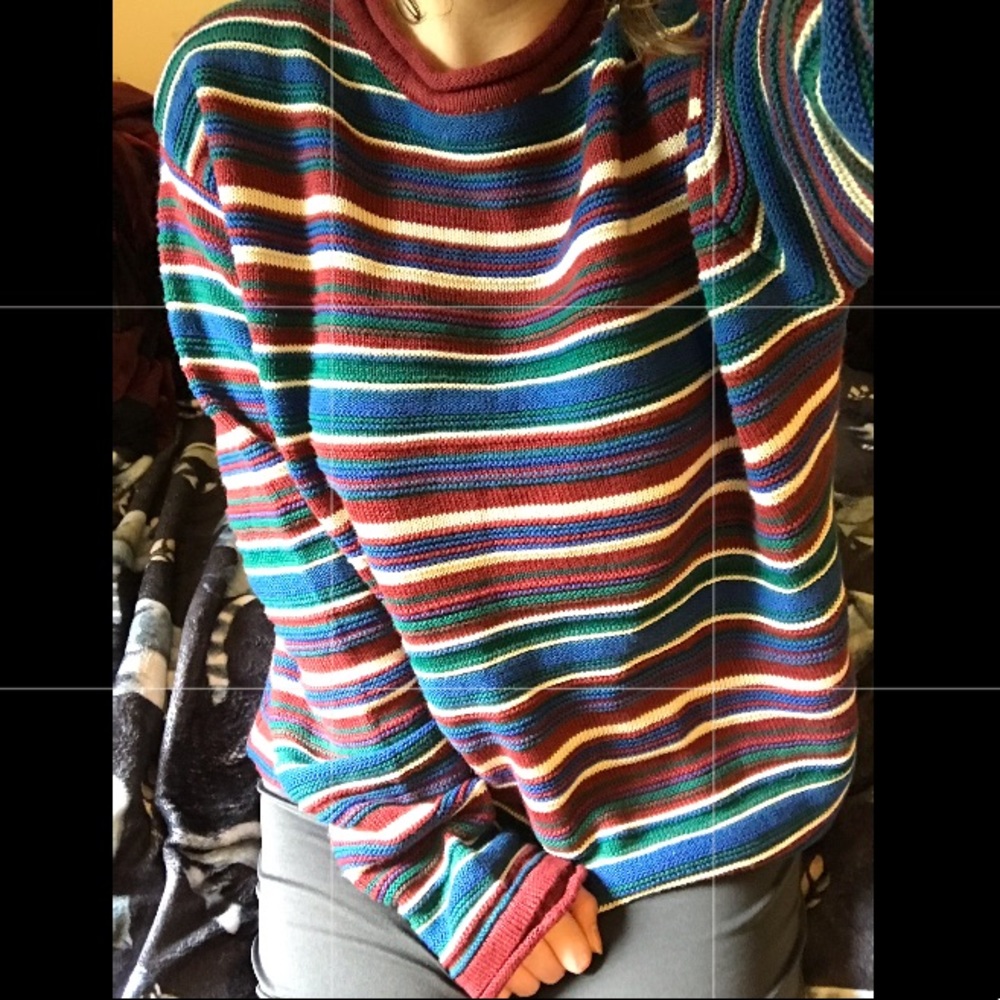 dollskill mutlicolored oversized sweater